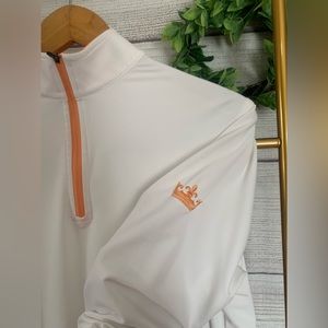 Peter Millar Wicking Pullover 1/4 zip Long sleeve